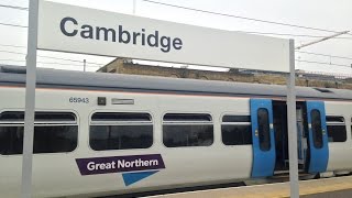 Great Northern Class 365 London Kings Cross to Cambridge semifast [upl. by Drape]