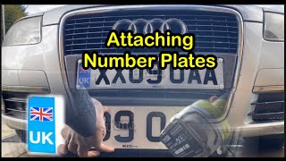 Quick Fix Installing Number Plates Like a pro amp Tackling Rusty Bolts  Easy Retrofit [upl. by Ahcsropal21]