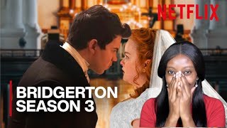 Watching Reacting to BRIDGERTON SEASON 3 official Trailer [upl. by Nipahc]