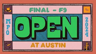 2024 The Open at Austin  MPO FINALF9  Anttila Buhr Orum Anderson  Jomez Disc Golf [upl. by Greenebaum369]