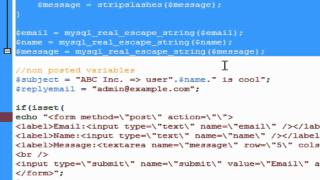 How to Make a PHP Email Form [upl. by Yror]