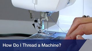 Brother Sewing Machine How to Thread Mechanical and Automatic Machines [upl. by Yebot244]