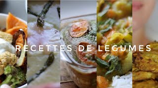 5 recettes pour MANGER PLUS DE LÉGUMES [upl. by Einalam508]