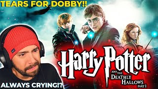 CRYING FOR DOBBY Harry Potter and the Deathly Hallows Part 1 First Time Watching  Reaction [upl. by Cuthbertson]