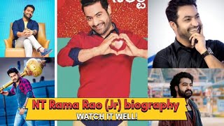 Jr NT Rama Rao biography YouTube video ❤️‍🩹🥀bio [upl. by Kcam]