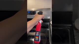 Clean the dirty stove with me cleaning stove cleaning cleanwithme stovecleaning kitchen [upl. by Eniar]