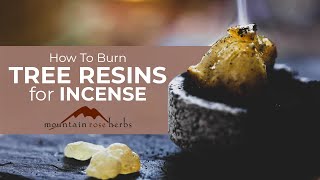 How to Burn Tree Resins for Incense [upl. by Anatollo]