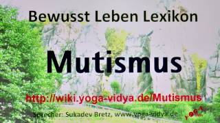 Mutismus [upl. by Felske]