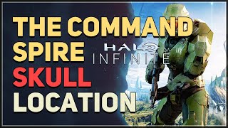 The Command Spire Skull Location Halo Infinite [upl. by Neesay117]