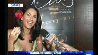 Barbara Mori  Interview at Cannes Film Festival [upl. by Tommie]