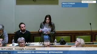 Intervento di Arianna Spissu  CC 121124  Valori costituzionali [upl. by Sewellyn]