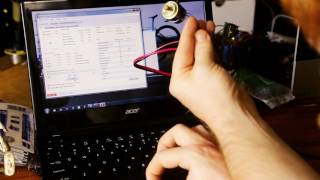 bench testing pololu 18v7 simple motor controller [upl. by Araiek373]