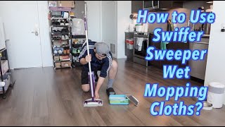 How to Use Swiffer Sweeper Wet Mopping Cloths [upl. by Payne]