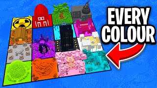 I Built a Base for EVERY COLOUR in Minecraft Hardcore [upl. by Adrianna]