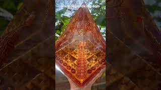 Powerful Orgonite Pyramidorgone orgonite crystalpyramid orgonitepyramid handmade pyramid art [upl. by Alexandro497]