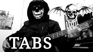 Avenged Sevenfold  Nightmare  BASS COVER TABS [upl. by Alegnave702]