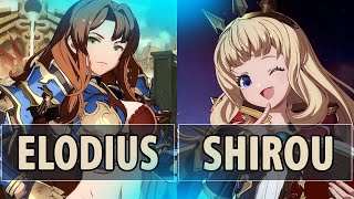 GBVSR🔥GRP  Elodius Zeta Vs COMRFLShirou Cagliostro🔥 High Level Gameplay [upl. by Jeffie]