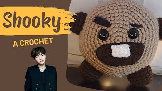 Como hacer a Shooky a CROCHET  BT21 [upl. by Nosnhoj531]