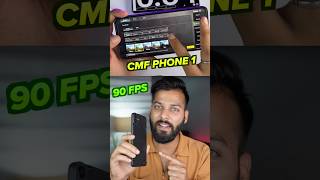 NOTHING CMF PHONE 1 GAMING TEST 90FPS  Budget में Beast 🚀 shorts [upl. by Ramedlab]