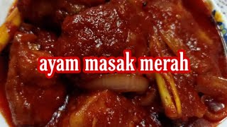 Red cooked chicken ll ayam masak merah [upl. by Joy139]