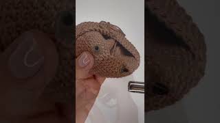 Sicherheitsaugen anbringen  machst du das auch so hakeln häkeln amigurumi crochet diy [upl. by Yssor]