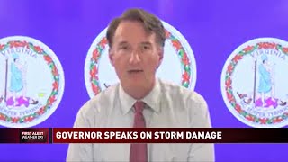 Governor Youngkin Speaks on Storm Damage [upl. by Lamonica]