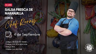 Salsa fresca de naranjilla con el Chef Ronny [upl. by Suryc510]