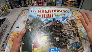 Les Aventuriers du Rail EUROPE Comment jouer une partie avec règle du jeu en vidéo Days of Wonders [upl. by Burnley]