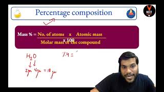 percentage composition class 11 chemistry [upl. by Trilby]