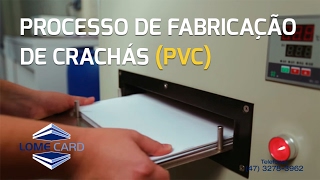 Processo fabricação Mini Fábrica de cartões  crachás PVC como fabricar cartões PVC Lome Card [upl. by Neeluj75]