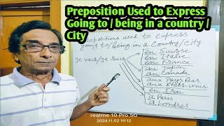 Prepositions used in countries and cities Learn French easily [upl. by Michaud]