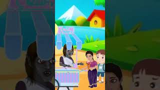 Chudail ice cream baich rahi hai bhootiya cartoon funny chinkirajuviralshorts video [upl. by Amlev185]