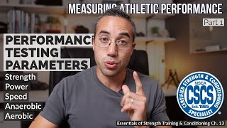 Sport Performance Testing  CSCS Chapter 13 [upl. by Akinit234]