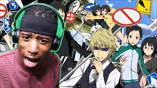 THESE ARE GOOD  Durarara All Openings  BLIND REACTION [upl. by Nnaeirual]