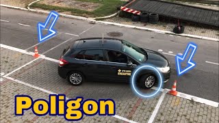 Auto škola  polaganje  poligon novi video [upl. by Banna242]