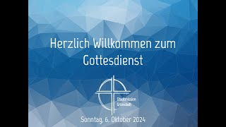 Stadtmission Grünstadt  Gottesdienst am 6 Oktober 2024 [upl. by Cornel]