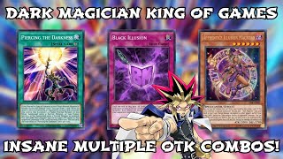 YuGiOh Duel Links  DARK MAGICIAN KING OF GAMES BLACK ILLUSION IS THE MVP INSANE OTK COMBOS [upl. by Adlee161]