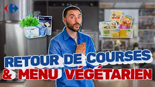 Repas végétarien complet PAS CHER et GOURMAND😋avec ChefVerrecchia  Carrefour France [upl. by Seraphim]