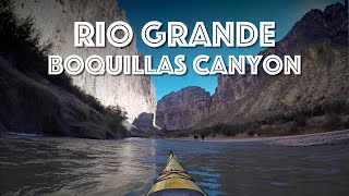 Rio Grande  Boquillas Canyon Kayak  Big Bend National Park [upl. by Nhguahs]