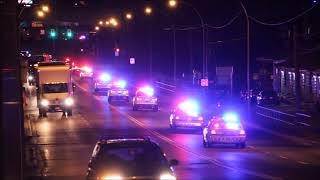 APD Honor Guard Escorts Fallen Officer LODD [upl. by Welford]