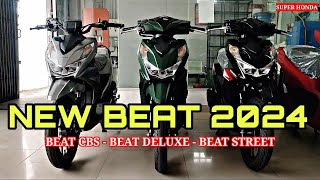 HONDA BEAT 2024 TERBARU DI INDONESIA HANYA ADA 3 VERSI CBS  DELUXE  STREET [upl. by Iggie]