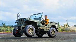 Forza Horizon 5 1350HP ULTIMATE SLEEPER 1945 JEEP WILLYS Drag Build [upl. by Rives]