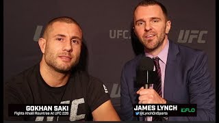 UFC 226s Gokhan Saki on Khalil Rountree quotOnce he feels my power hell panicquot [upl. by Mairim]