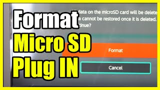 How to Format New Micro SD Card on Nintendo Switch Free Up More Space [upl. by Barnes]