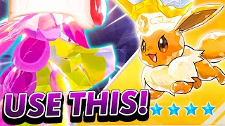 How to EASILY Beat 7 Star EEVEE Tera Raid EVENT in Pokemon Scarlet and Violet [upl. by Kciderf663]