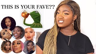 MY OPINIONS ON YOUR FAVE BLACK YOUTUBERS  THE TEA  TOP 15 [upl. by Banwell352]