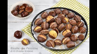 Castagne al forno che si sbucciano in un attimo  Ricette che Passione [upl. by Roselba112]