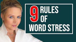 Master Word Stress 9 Essential Rules  English Pronunciation [upl. by Elleinahc]