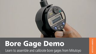 Bore Gage Use  Mitutoyo America Demo  Bore Gauge Measurement [upl. by Teressa]