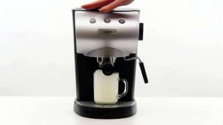 CAFFE LATTE IN THE TECNORA ESPRESSO COFFEE MAKER [upl. by Christie]